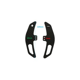 SIMPUSH Carbon Fiber Paddle Shift Parts, Modification Parts, Compatible with Fanatec ClubSport Universal Hub V2
