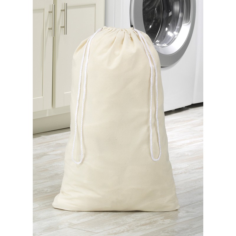 Whitmor Natural Cotton Laundry Bag