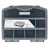 Navaris Plastic Storage Box - Stackable Organizer Case with Adjustable