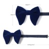 HOULIFE Men's Bow Tie, Adjustable Velvet Bow Tie, Pre-Tied Bow