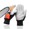 ZELARMAN Chainsaw Safety Gloves, Chainsaw Protective Work Gloves, Cut Resistant