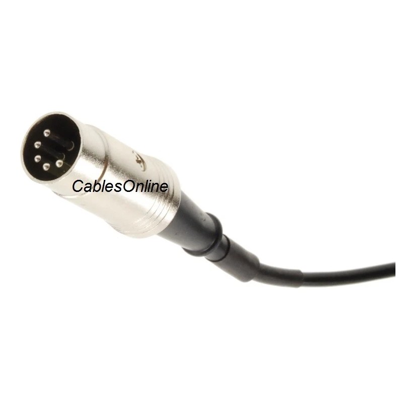 CablesOnline 6ft 3.5mm "step-down" Male to Din-5 Male Audio Cable