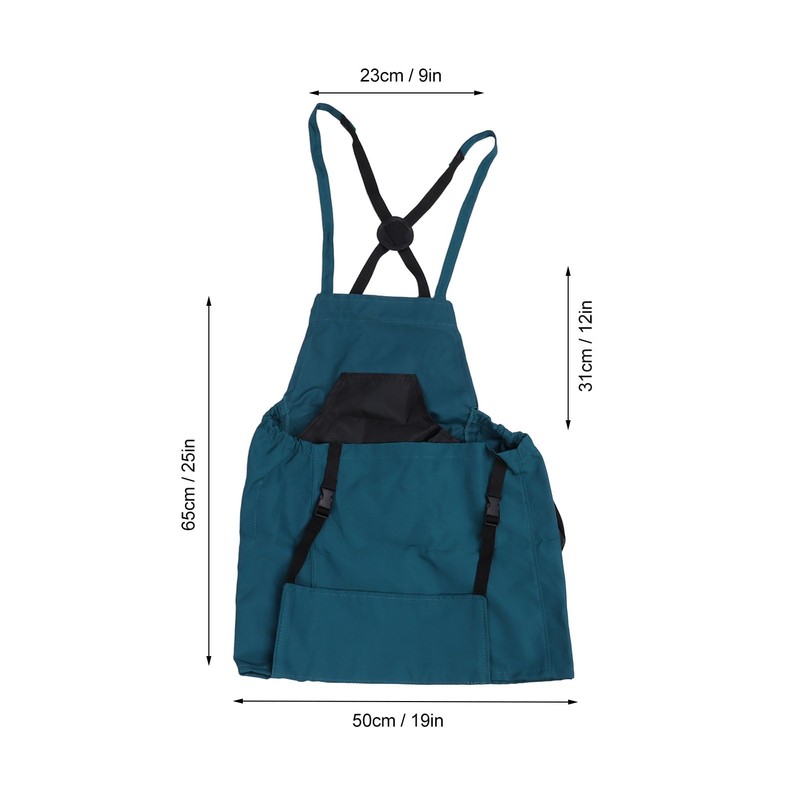 Zerodis Fruit Picking Apron with Large Capacity and Quick Release,