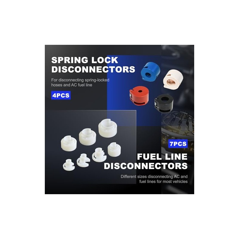 22-Piece Quick Disconnect Tool Set for Fuel and AC Lines