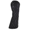 PU Leather Golf Wood Head Covers Waterproof Golf Skull Pattern