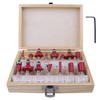 15 Pieces Professional Router Bit Set:YIDM Router Bit for Router