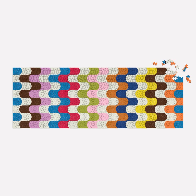 Galison Jonathan Adler Bargello 1000 Piece Panoramic Puzzle from 39"