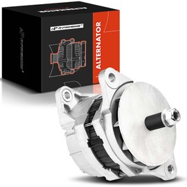 A-Premium Alternator Compatible with Freightliner Century Class FL106 96-98, FL50 95-97, FL60 FL70 FL80 94-97 & Kenworth K300 94-95, T300 95, 130Amp 12V Clockwise Bi-Directional, Replace# 10459037