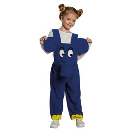 Rubie's Elephant Costume “Sendung mit der Maus” Children’s Blue Dungarees, 128, blue