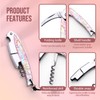 Drincarier Shell Handle Waiter Corkscrews-Wine Openers,Corkscrew Bottle Openers,3-in-1 Wine Key