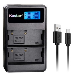 Kastar USB LCD Dual Charger for Olympus BLH-1 BLH-01 PS-BLH1 BLH1 Battery Olympus BCH-1 Charger and Olympus OM-D E-M1 Mark II, OM-D EM1 Mark II, OM-D E-M1 MARKII, OM-D E-M1 MARK2 Digital Camera