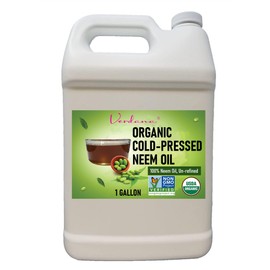 Verdana Pure Neem Oil for Plants – 1 Gallon (128 Fl Oz) – Organic, Cold Pressed, Unrefined, Non-GMO – 100% Natural Spray for Plant Leaf Shine, DIY Beauty, Soap Making – No Additives
