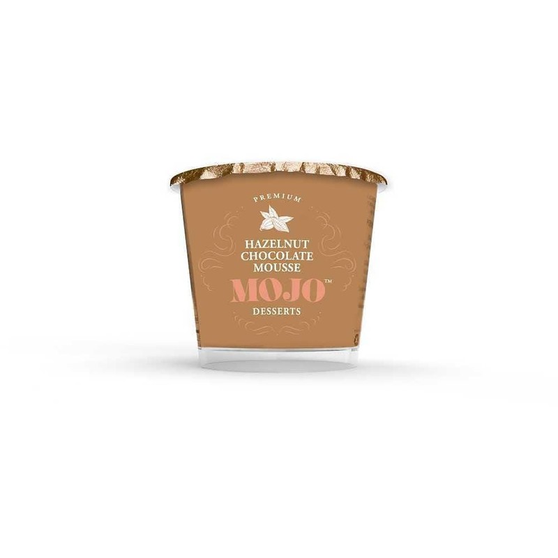 Mojo Hazelnut Praline Mousse Gluten Free, 3 oz, 6 Pack
