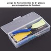 21 Piezas Kit de Herramientas para Modelismo, Kit de Herramientas