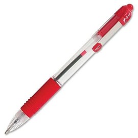 Zebra Pen Z-Grip Retractable Ballpoint Pen, 1 mm Pen Point Size - Red Ink (ZEB22230) Category: Ballpoint Retractable Pens