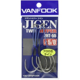 ヴxanhukku zigenhaipa- Twin, 3-Pack, JHT – 55 # 5/0 Silver