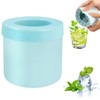 Mini Ice Maker Cup, Cylinder Silicone Ice Cube Molds, Small