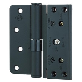 [For Right] Set of 2 Top and Bottom Nakao Seisakusho 3D Adjustable Hinges NSO-3D Door Hinges for Both Top and Bottom (R), Black BK Compatible Door Thickness: 1.3 inches (33 mm) / 1.4 inches (33 mm)