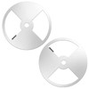 2 Pieces Smoker Pinwheel 4 Inch BBQ Air Damper Stainless
