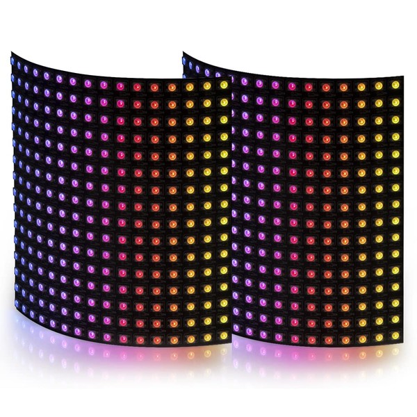 BTF-LIGHTING 2 Pack WS2812B ECO RGB Alloy Wires 5050SMD Individual