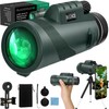 Black hole 10X42 HD Monocular Telescope High Power, Waterproof HD