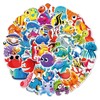 HNTR Vibrant Sea Creatures Stickers | 50 Colorful Ocean Animal