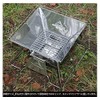 CAMPINGMOON Coal Bed Charcoal Fire Grate Grill Grates Replacement Stainless