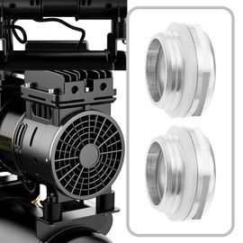 VGOL 4pcs 1/2 Air Compressor Oil Level Sight Glass BSP Aluminum Alloy Liquid Level Connector Suitable for Air Compressor Check The Pump Oil Level