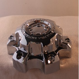 Ultra Motorsports Chrome Custom Wheel Center Cap Set of 1 Pn: 89-9864 C108008