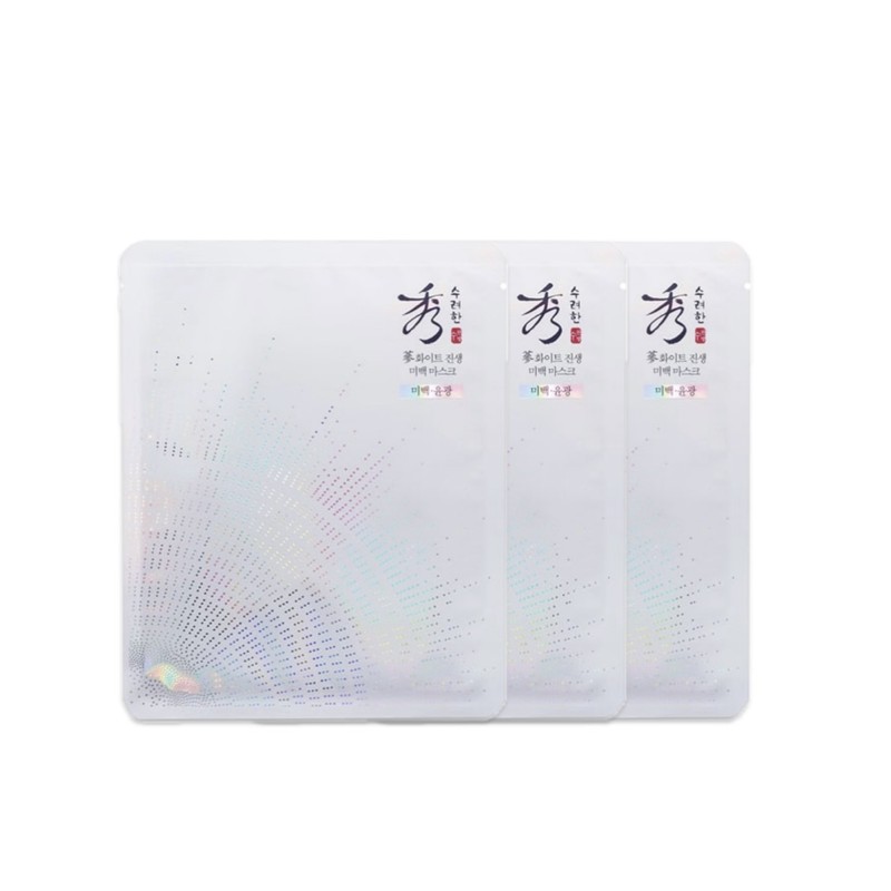 Sooryehan White Ginseng Whitening Mask 33ml / 수려한 화이트 진생