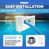SWIMLINE HYDROTOOLS Standard Thru-Wall Above Ground Pool Skimmer Kit With