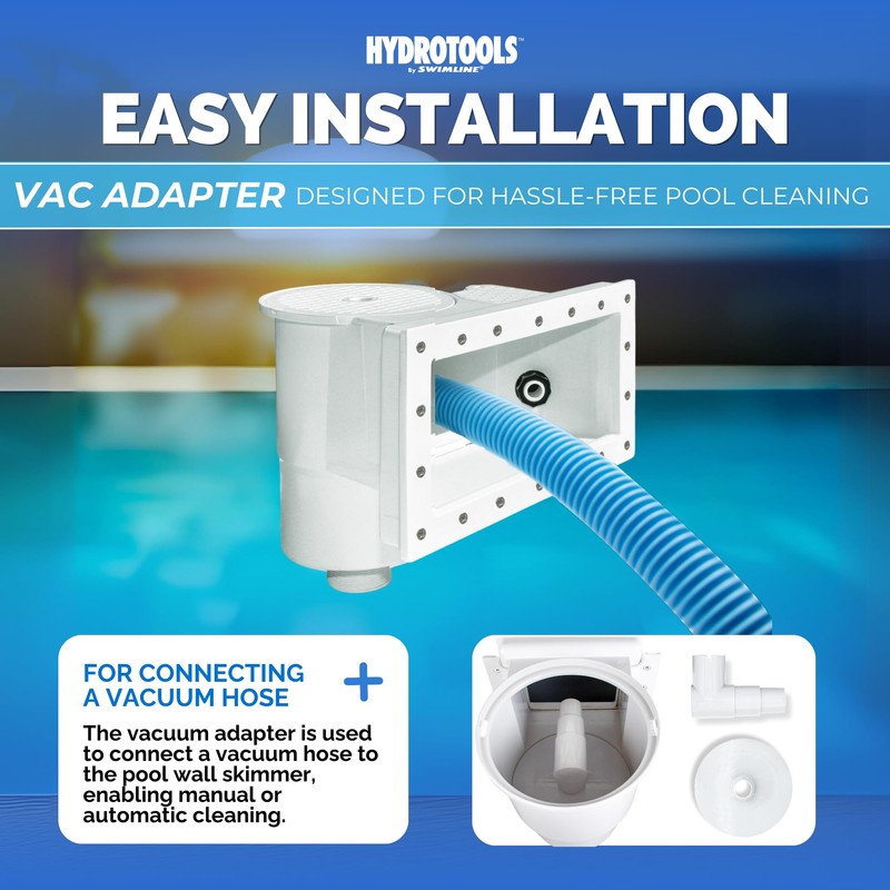SWIMLINE HYDROTOOLS Standard Thru-Wall Above Ground Pool Skimmer Kit With