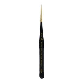 Princeton Artist Brush, Mini Brushes for Watercolor, Acrylic and Gouache Series 3050, Synthetic Sand Round, Size 20x0