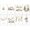 the lazy panda card company 64 Christmas Postcards Set Christmas