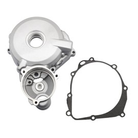 XQSMWF Left Side Engine Stator Magneto Cover Case w/Gask Compatible with Suzuki DRZ400E 2002-2007 DRZ400S 2002-2020 DRZ400SM 2005-2020 11483-29F00