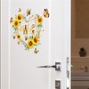 WOHAHA Wall Sticker, Stylish, Flower, Plant, Sunflower, Wreath, Butterfly, Bee,