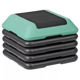 Venbytech for 16" Exercise Workout Step Platform with 4 Riser Green