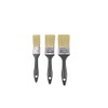 Acrylic Flat Paintbrush 3 Piece Set with Synthetic Bristle