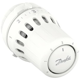 Danfoss React RA Click Thermostatic Head with Fluid-Filled Thermostatic Bellows and Built-in Sensor, 23 mm Neck Diameter