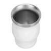 8oz Gourd Tea Cup Double Wall Stainless Steel with Spoon