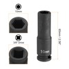 HARFINGTON Deep Impact Socket 3/8" Square Drive by 10mm Metric