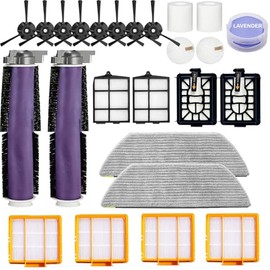 Replacement Parts Accessories for Shark Power Detect/Detect Pro RV2820AE AV2800ZE RV2820YE RV2820ZE AV2820S AV2820AE RV2800AE RV2800S RV2920XE Roller/Side HEPA/Sponge Filter