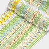 SEWACC Easter Washi Tape:12 Rolls Spring Flower Masking Tape Happy