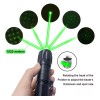 Psqme Puntero Láser Verde Proyector Potente Recargable 5 Casquillo