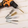 HARFINGTON 5Pcs 304 Stainless Steel Bore Brush 12mm Dia 4"