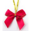 Pack of 24 Satin Bows Christmas Tree 6 cm Satin