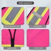 SULWZM High Visibility Reflective Safety Vest with Zipper and Pockets
