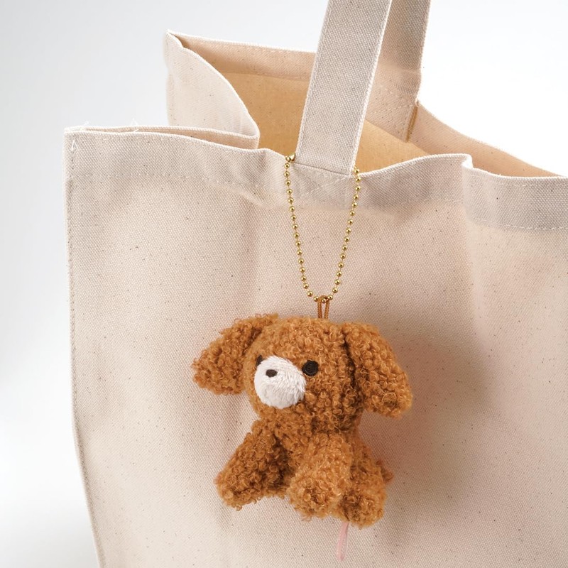 Skater ZBCM1-A Plush Toy Ball Chain Mascot Pompon's Dog