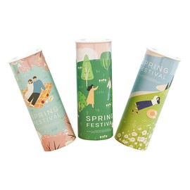 MAGICLULU 3Pcs Car Tissue Container Decorative Round Face Tissues for Car Office Travel Compact Cylinder Design Fits Cup Holders Practical Adorable Tissues for