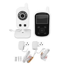 Wireless Baby Monitor Auto Night Vision 2 Way Talk Motion Dection Infant Camera with Lullabies 100‑240V AU Plug